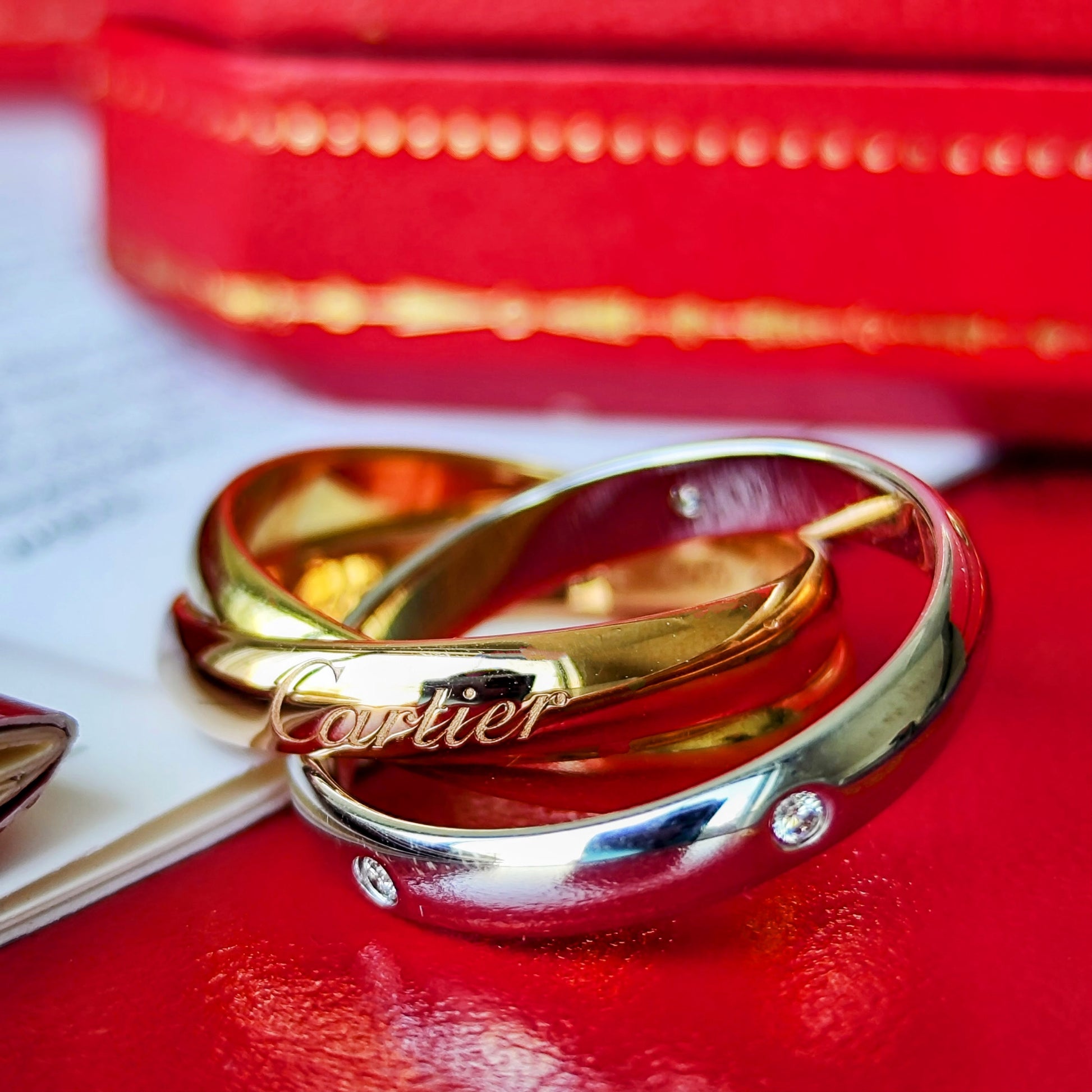 Cartier カルティエ トリニティクラシック ダイヤモンド 51