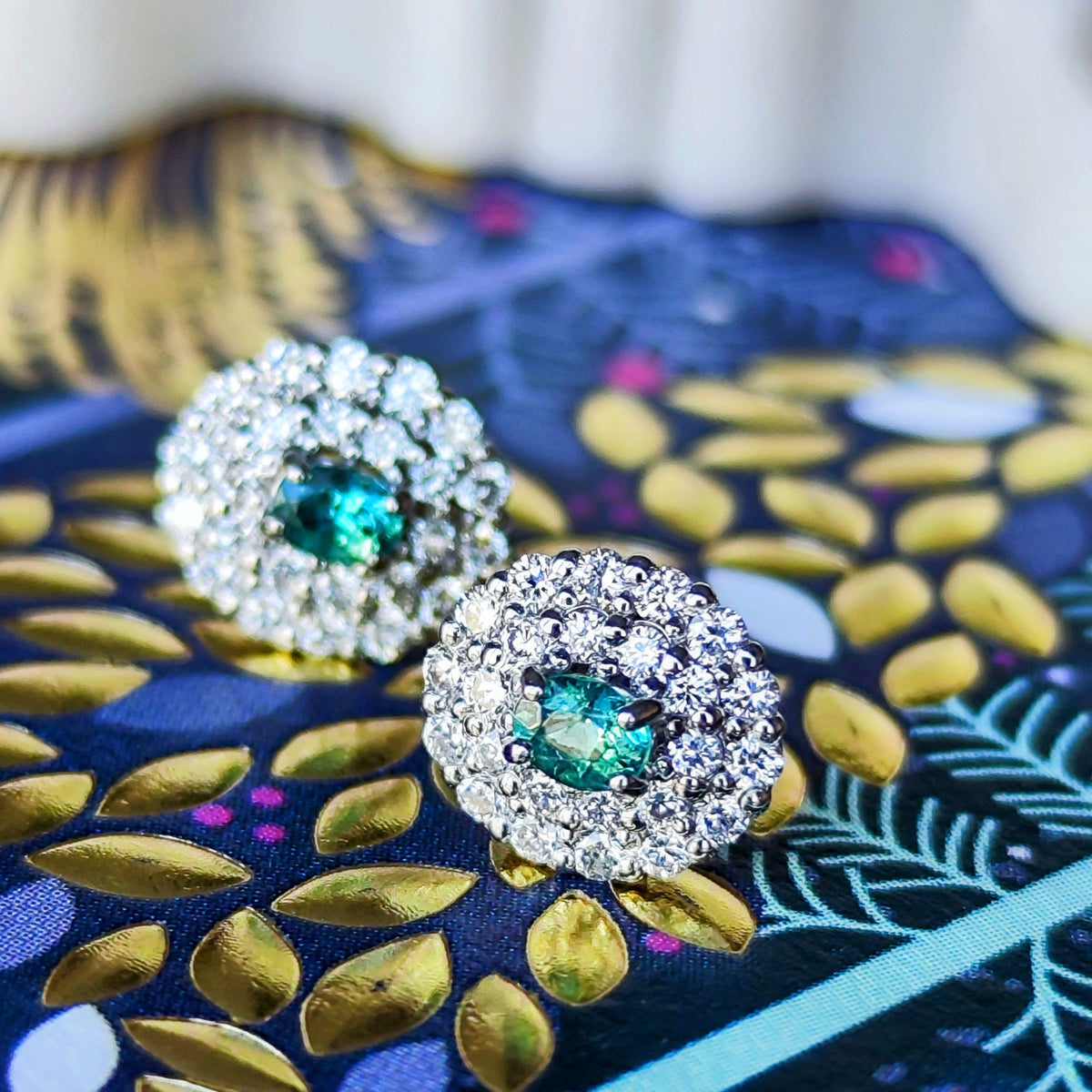 産地特定 ブラジル産】天然パライバトルマリン 天然ダイヤモンド