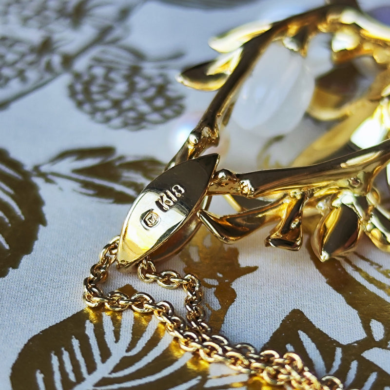 MIKIMOTO ミキモト エナメル 真珠 ネックレス