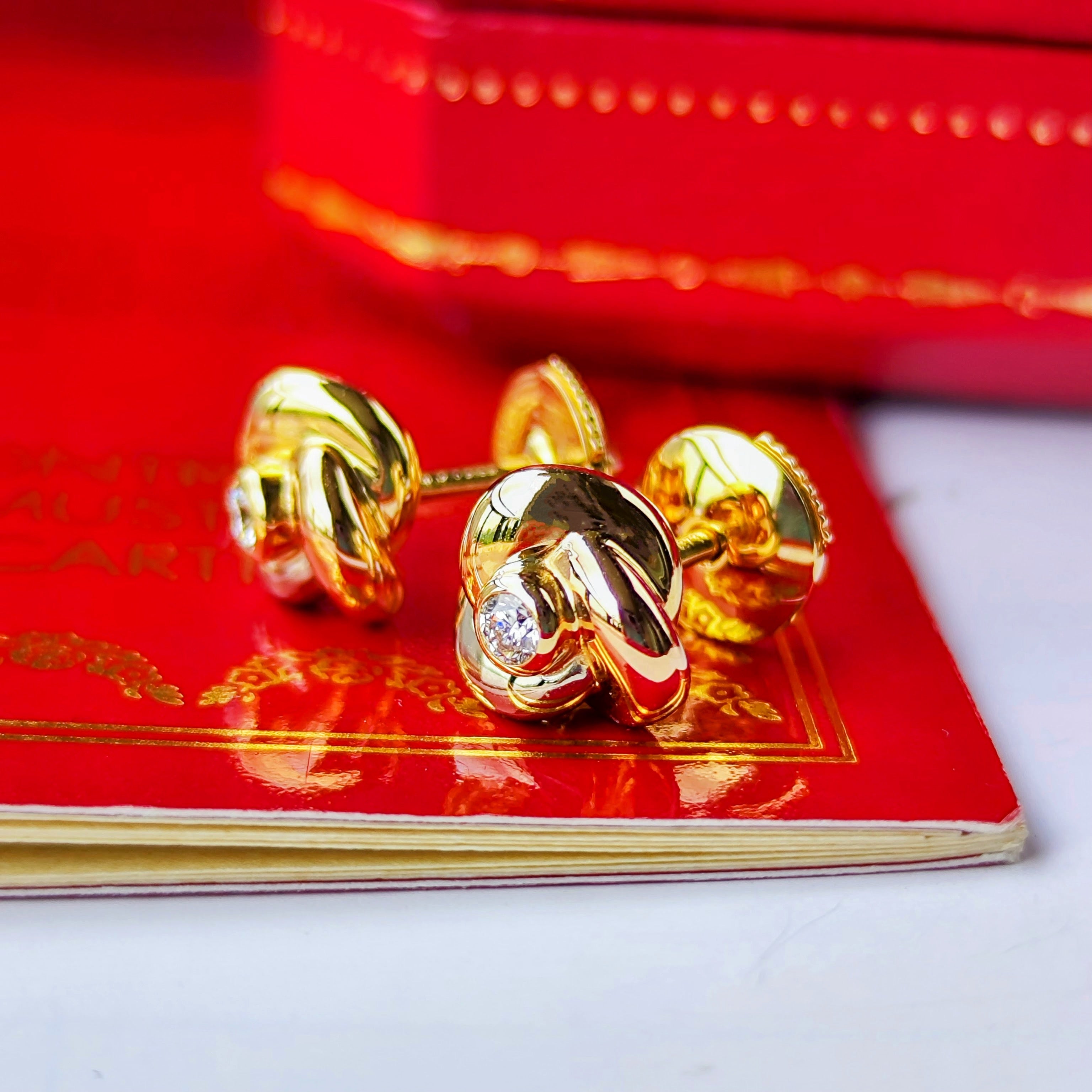 Cartier カルティエ トリニティピアス ダイヤモンド – Mico宝飾店