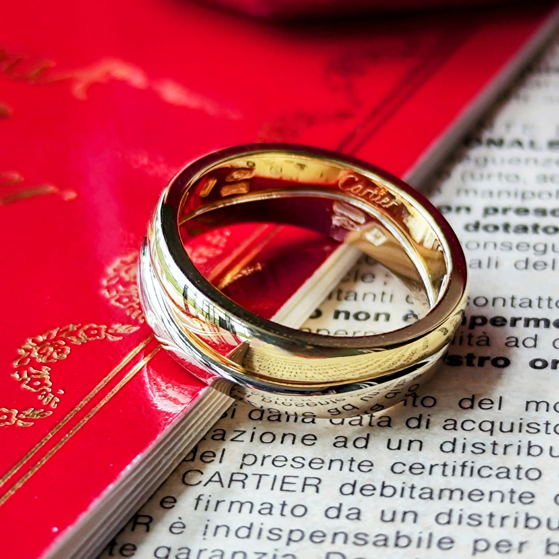 【Cartier 廃盤】 Cartier カルティエ ラブミーリング 47