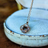 【ローズカット】天然ブラウンダイヤモンド 天然ダイヤモンド ネックレス