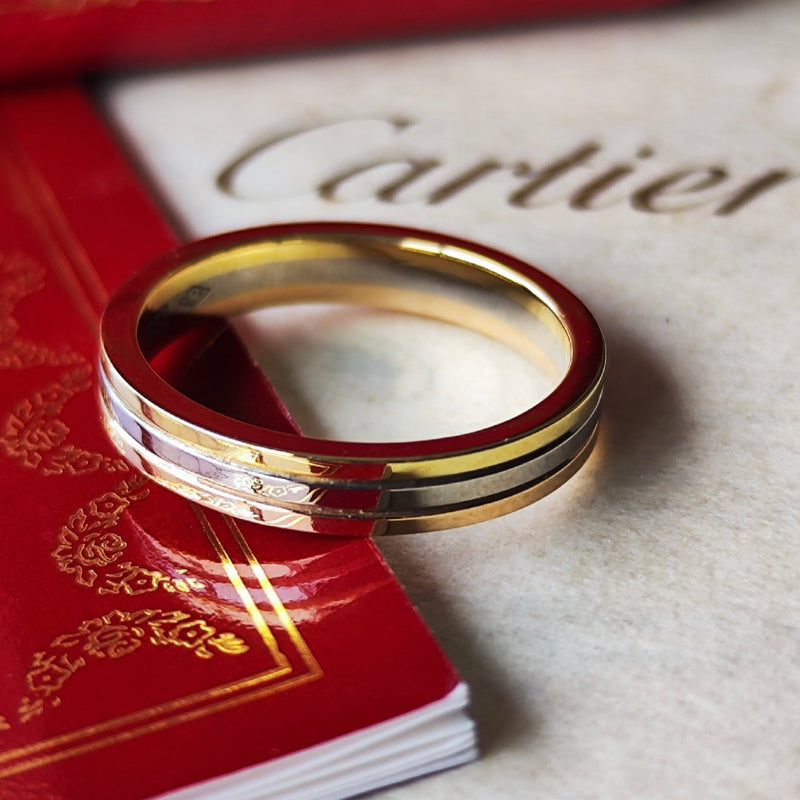Cartier カルティエ ヴァンドーム 18金 14号 スリーカラーリング