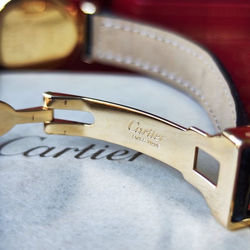 【コンプリートサービス済み】Cartier
カルティエ コリゼ 18金無垢 純正ダイヤモンド クォーツ腕時計