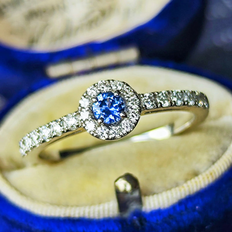 【幻のサファイア ヨーゴ渓谷】天然サファイア 天然ダイヤモンド リング 非加熱