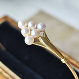 MIKIMOTO ミキモト ベビーパール 18金バングル