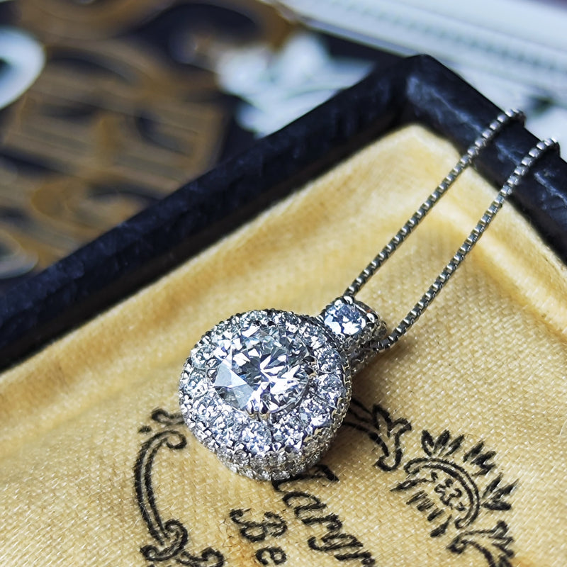 【最高級品質】天然ダイヤモンド0.56ct フローレス Dカラー ネックレス GIA鑑定書付き