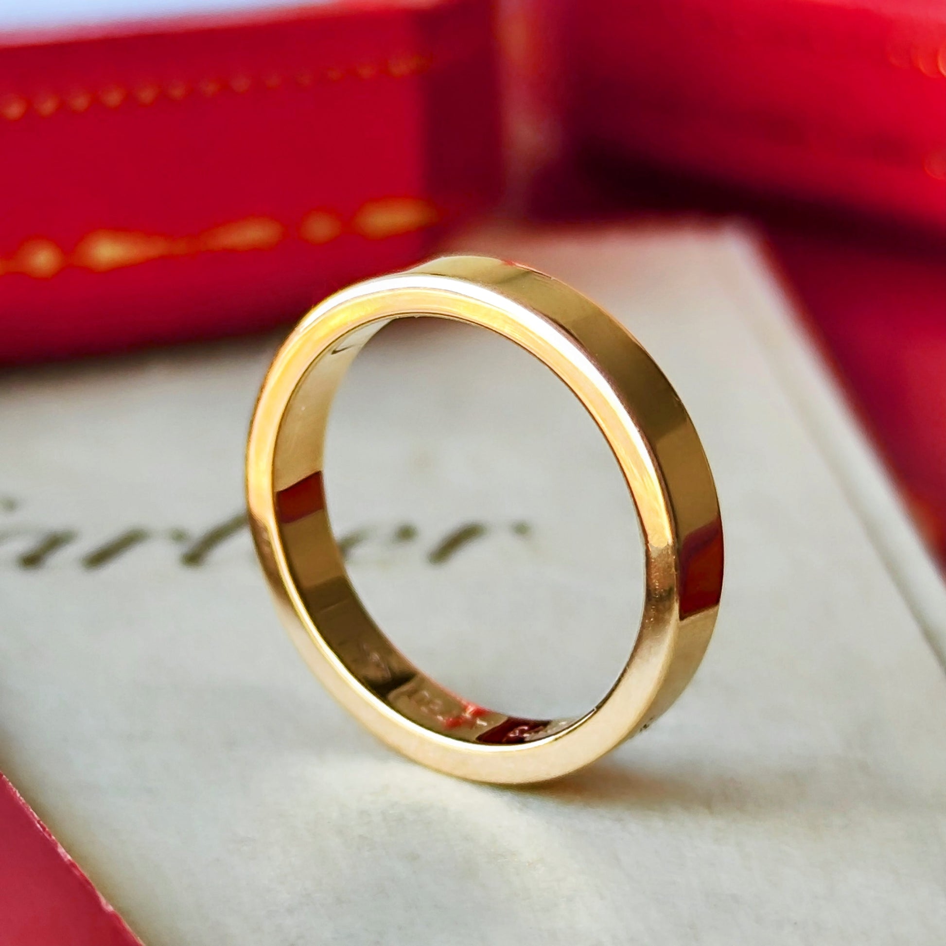 Cartier カルティエ  Cドゥ エングレーブド 18金PG 47