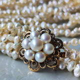 TASAKI 田崎真珠 淡水パール 7連ネックレス 14金