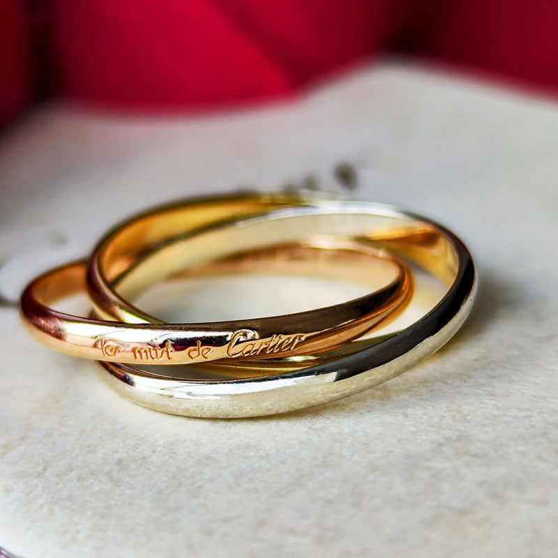 Cartier カルティエ トリニティリング 18金 12号