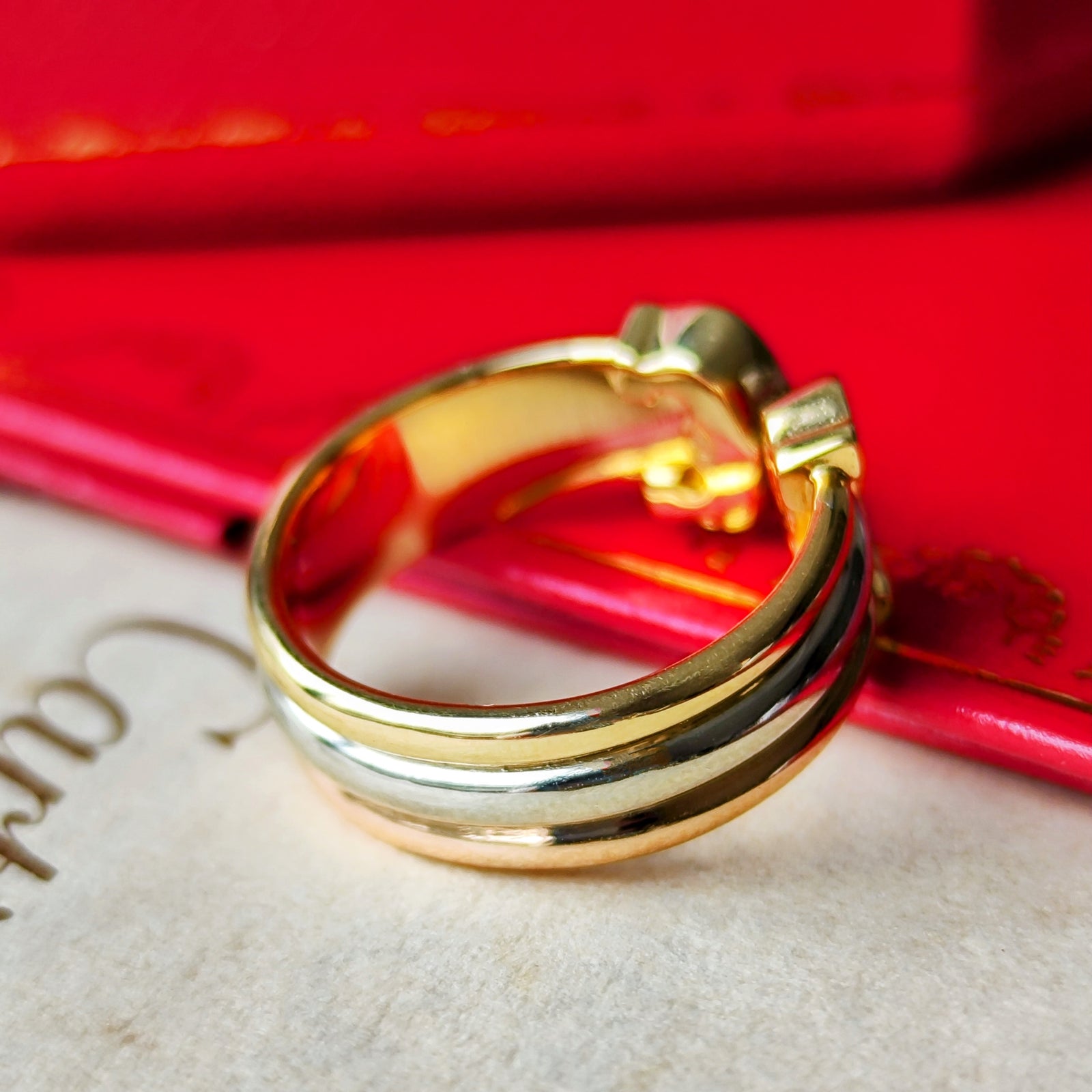 Cartier 廃盤】カルティエ 2C（デューブル・シー）リング 8号