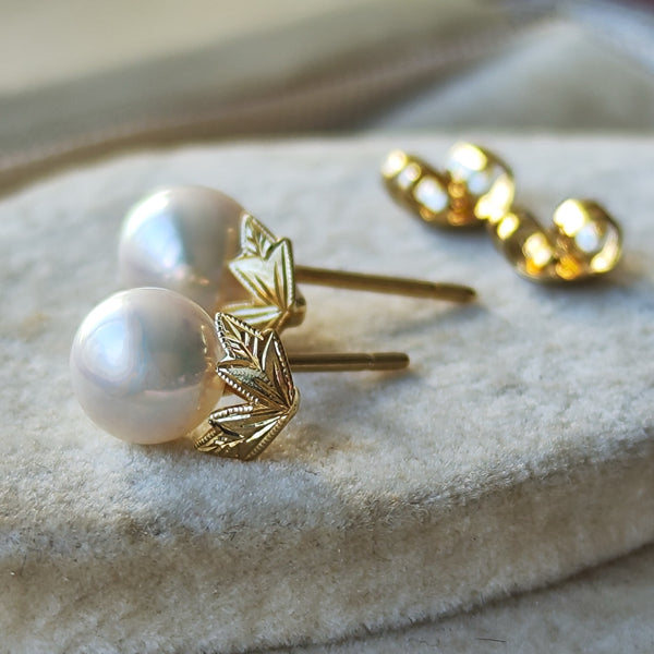 MIKIMOTO ミキモト あこや真珠 ピアス