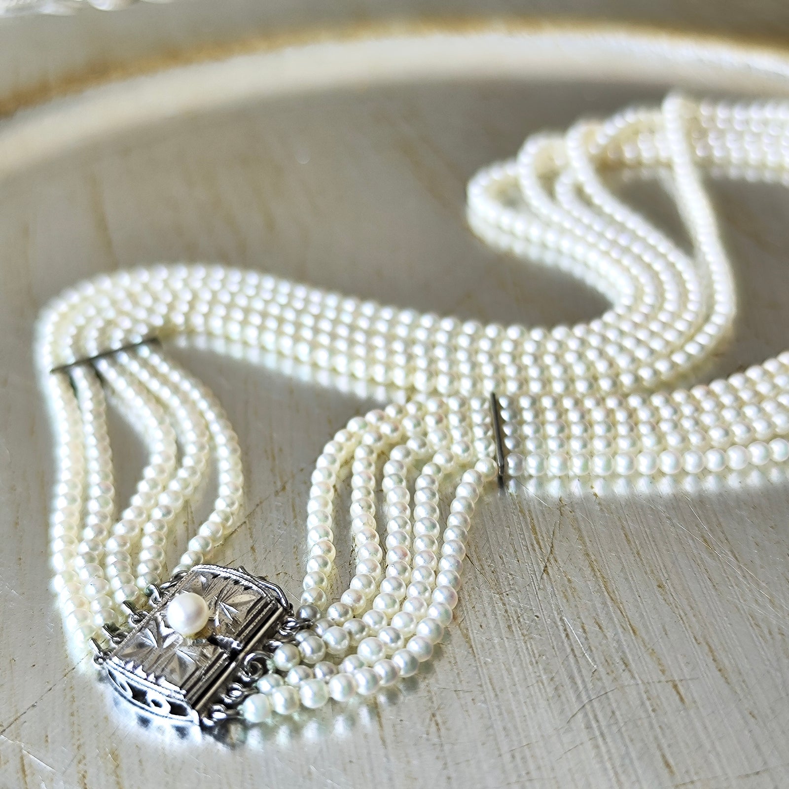 お値下げ】あこや ベビーパール 5連ネックレス – Mico宝飾店