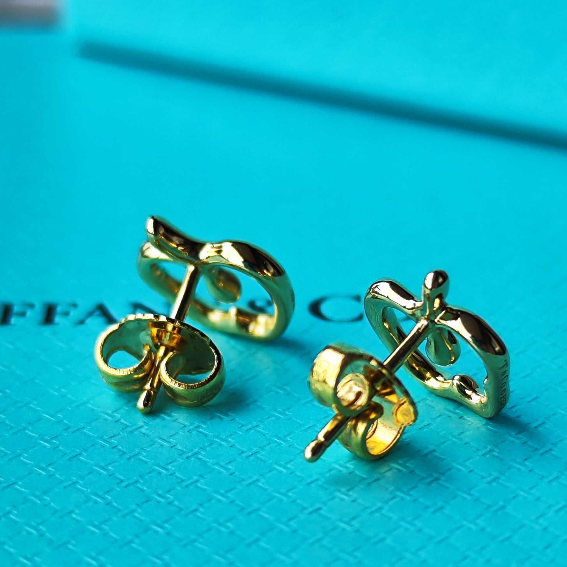 TIFFANY &Co ティファニー アップル ピアス 18金YG