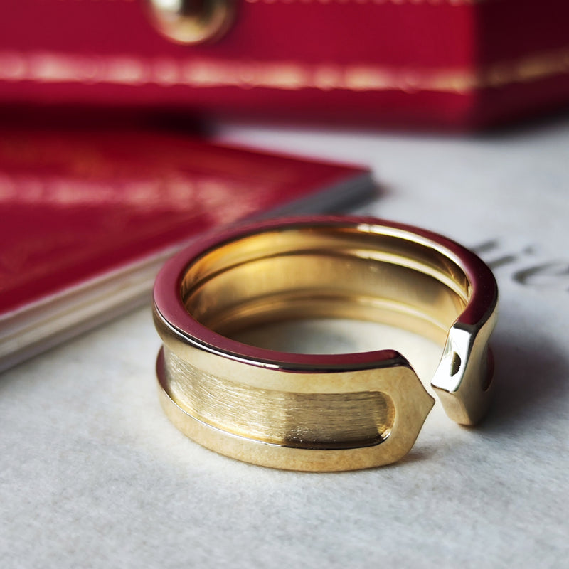 Cartier カルティエ 2C（デューブル・シー）18金YG 11号