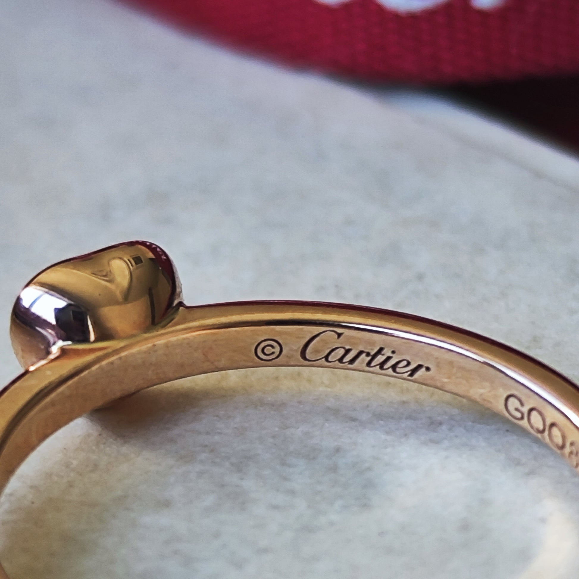 Cartier カルティエ ディアマンレジェ
ドゥハート ダイヤモンドリング 18金 52