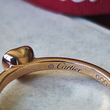 Cartier カルティエ ディアマンレジェ
ドゥハート ダイヤモンドリング 18金 52