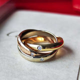 Cartier カルティエ トリニティ ダイヤモンド 18金 9号
