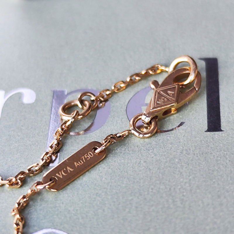 Van Cleef & Arpels ヴァンクリーフ&アーペル フリヴォル ミニ ブレスレット18金YG