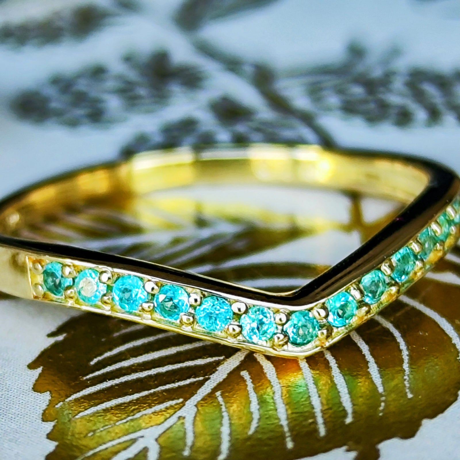 k18 ダイヤパライバハーフエタニティ 天然パライバトルマリン ハーフエタニティリング 18金 – Mico宝飾店