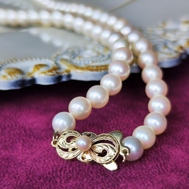 MIKIMOTO ミキモト あこや真珠 グラデーションネックレス