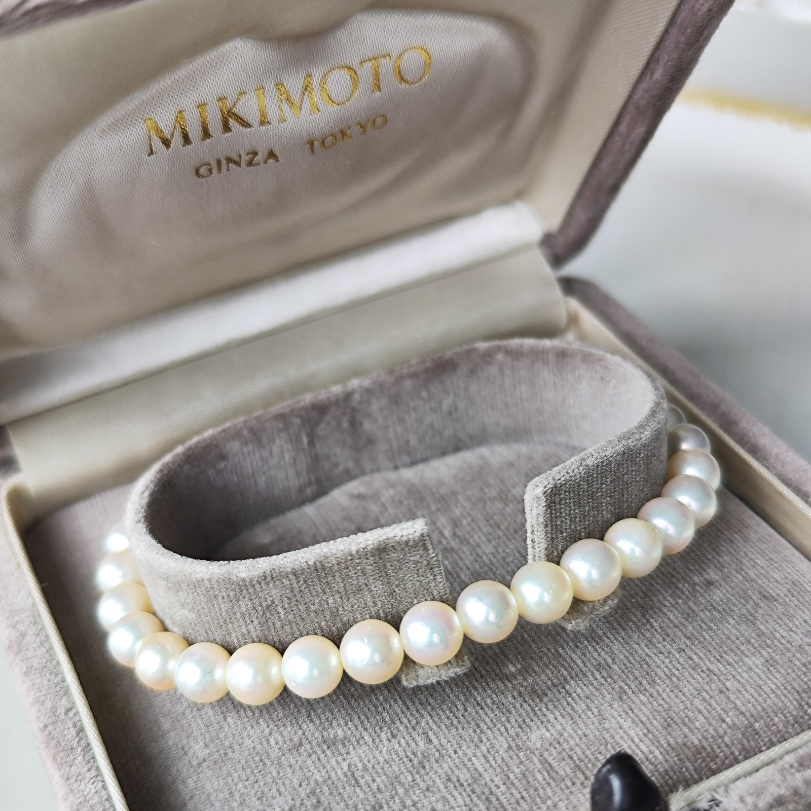 ミキモト アコヤ真珠 ブレスレット 4.5-5.0mm SILVER 現行 MIKIMOTO ミキモト あこや真珠 ブレスレット – Mico宝飾店