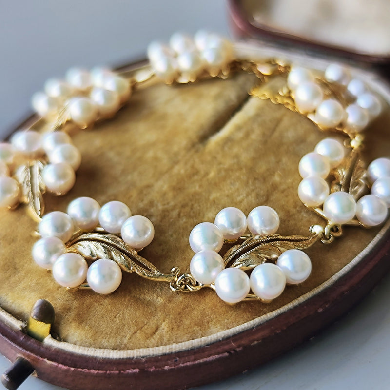 MIKIMOTO ミキモト あこや真珠 ヴィンテージ ブレスレット