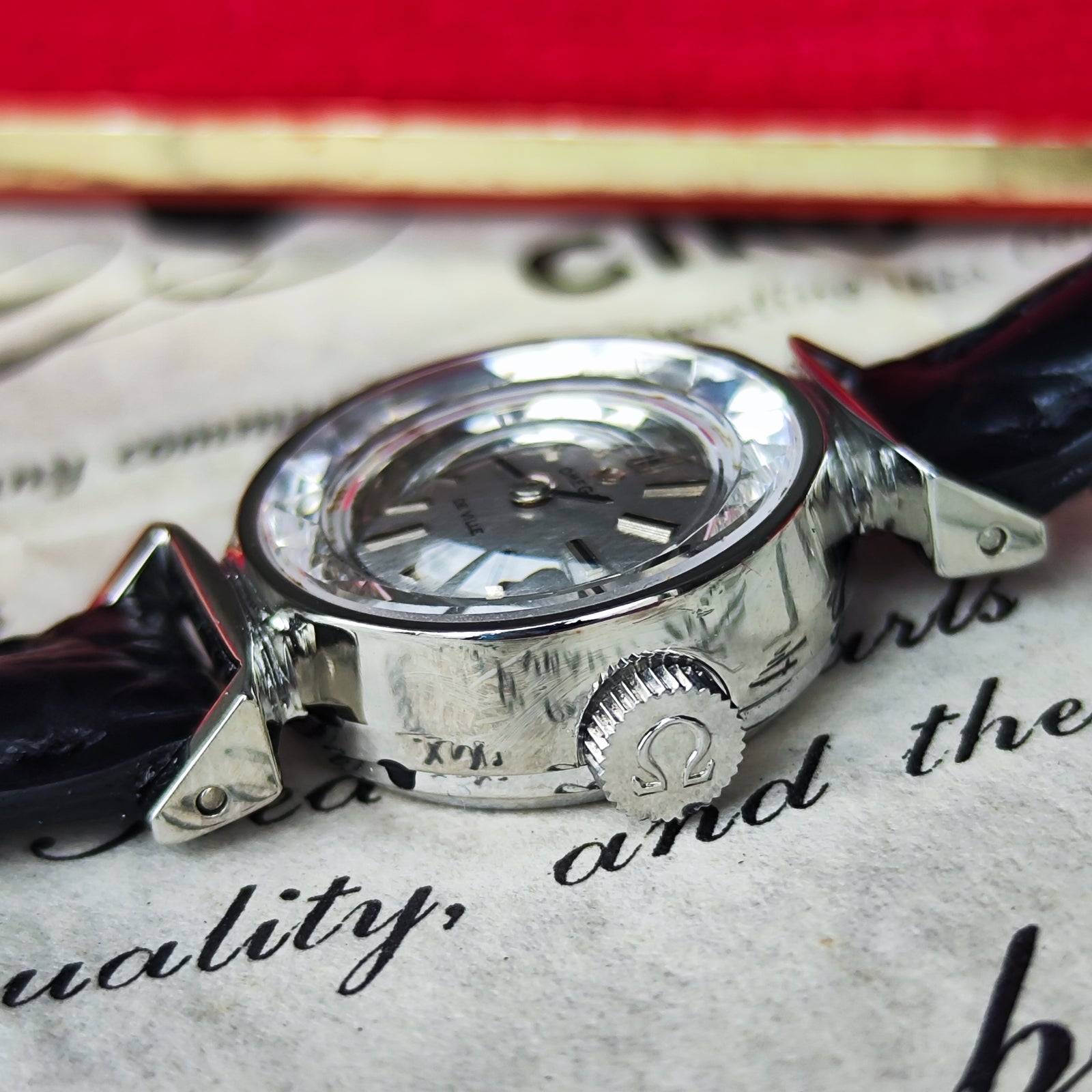 OH済み】OMEGA オメガ DE VILLE デビル 手巻き腕時計 カット