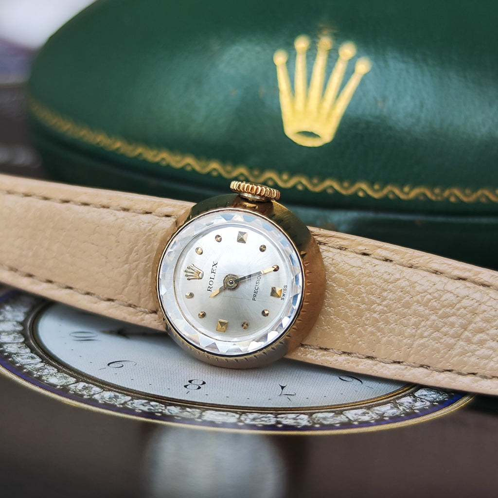 【ROLEX CHAMELEON】ロレックス カメレオン 18金無垢 手巻き腕時計 OH済み