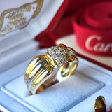 【Vintage Cartier】カルティエ LIVIA
リヴィア スリーカラー ダイヤモンドリング 11号