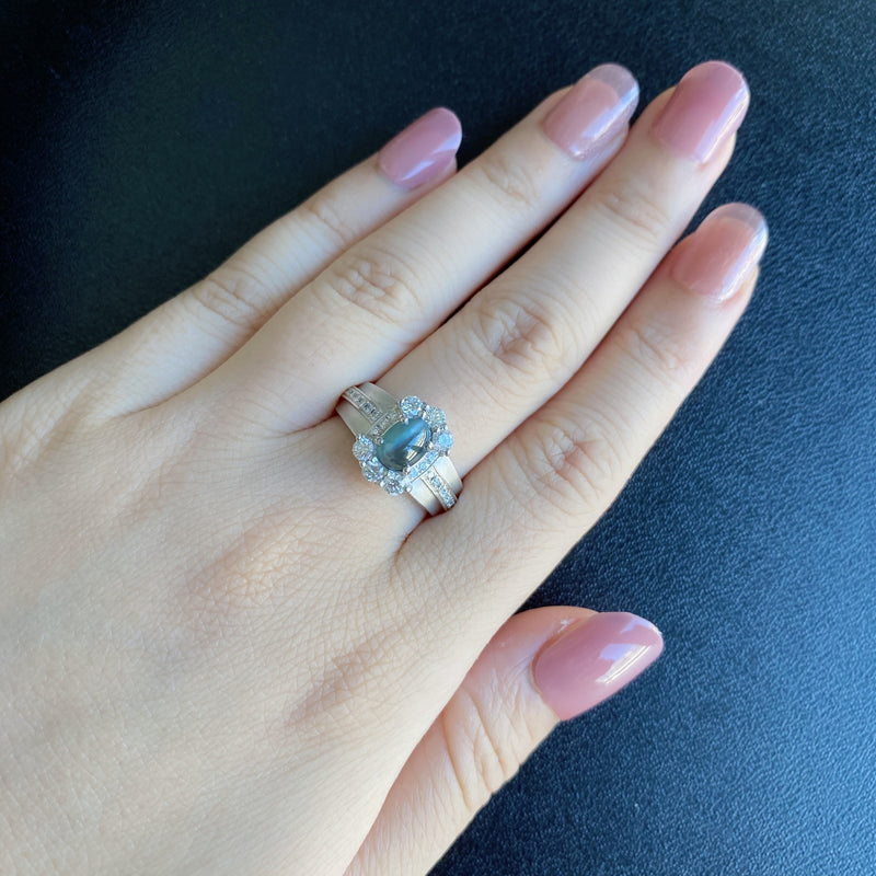 高品質天然アレキサンドライトキャッツアイ0.198ct 高品質天然アレキサンドライトキャッツアイ0.198ct