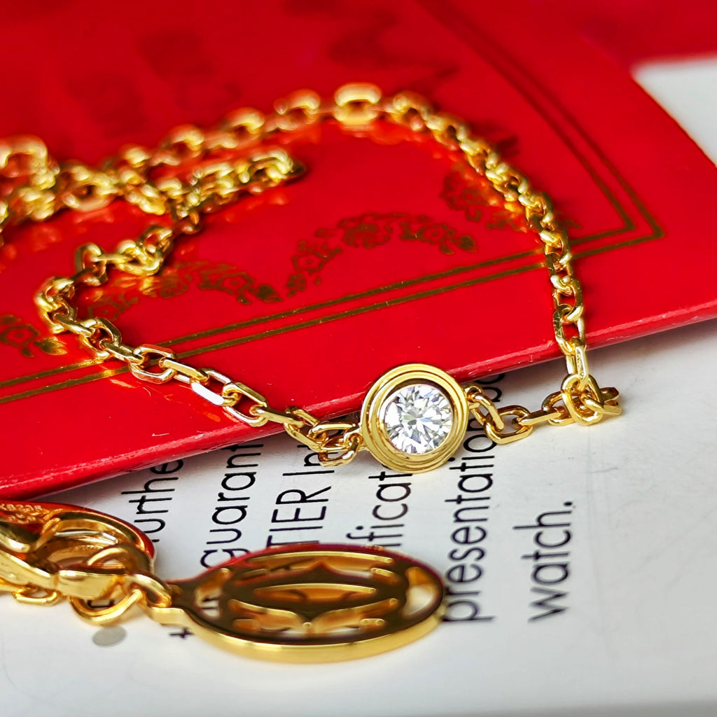 Cartier カルティエ ダムールブレスレット SM 18金YG – Mico宝飾店