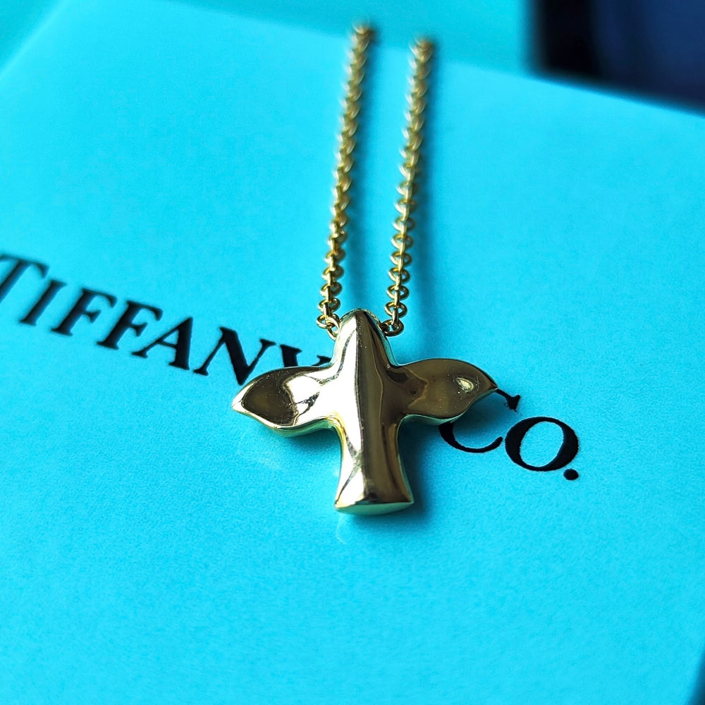ティファニーTiffany&Co バードクロス　925SV ネックレス　美品 Tiffany & Co. - 美品 ティファニー バード クロス ネックレス
