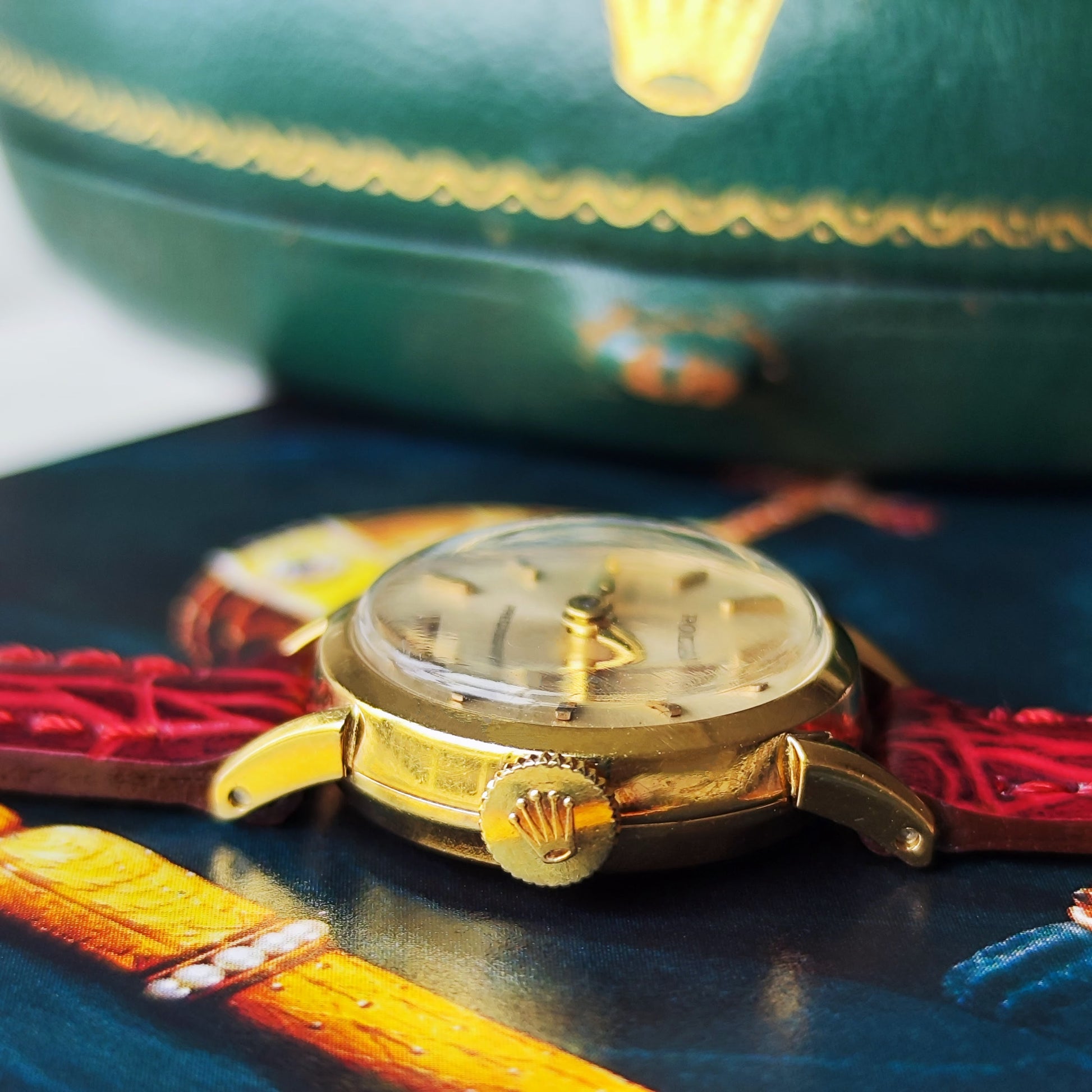 【OH済み】ROLEX ロレックスPRECISION プレシジョン 18金無垢 手巻き腕時計