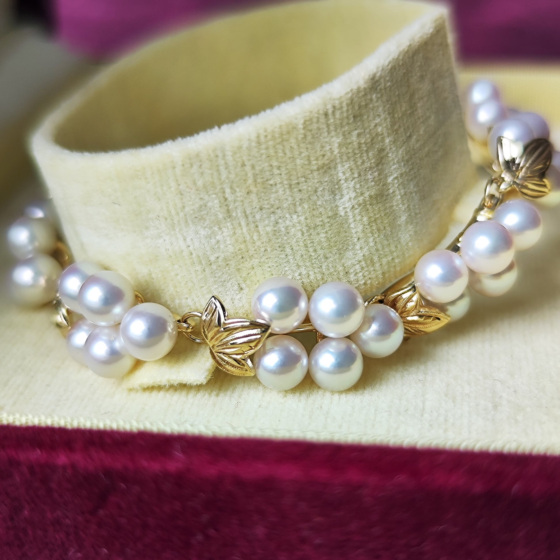 MIKIMOTO ミキモト あこや真珠 ヴィンテージブレスレット