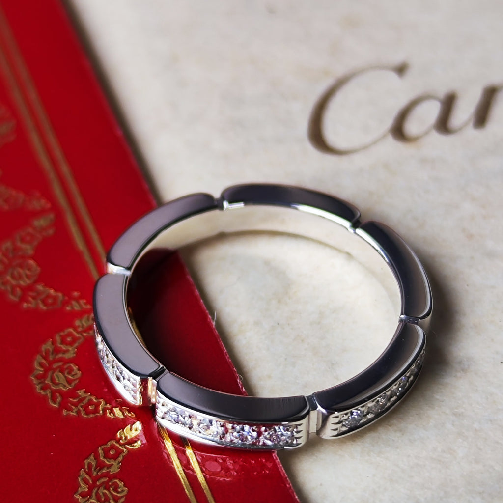 Cartier カルティエ マイヨンパンテール ダイヤモンド リング K18WG 49