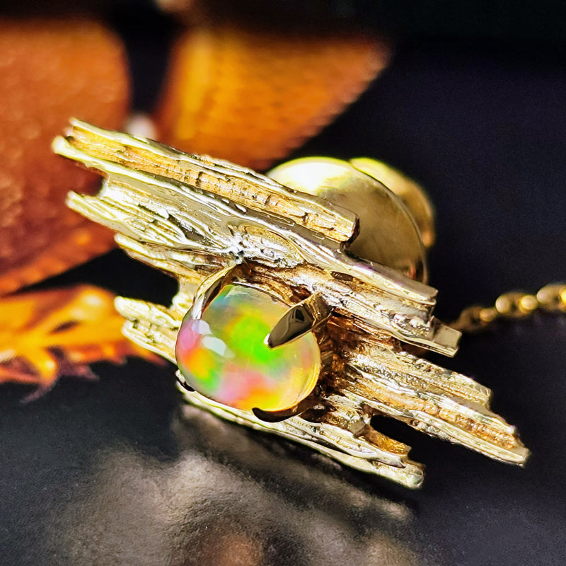 MIKIMOTO ミキモト ヴィンテージピンブローチ オパール
