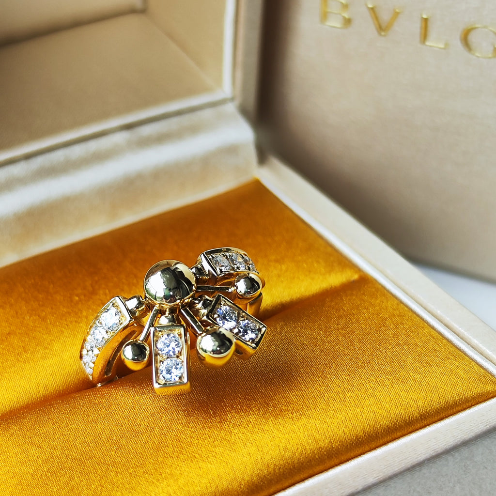 BVLGARI ブルガリ アルトラーレ ダイヤモンドリング 18金YG 10号