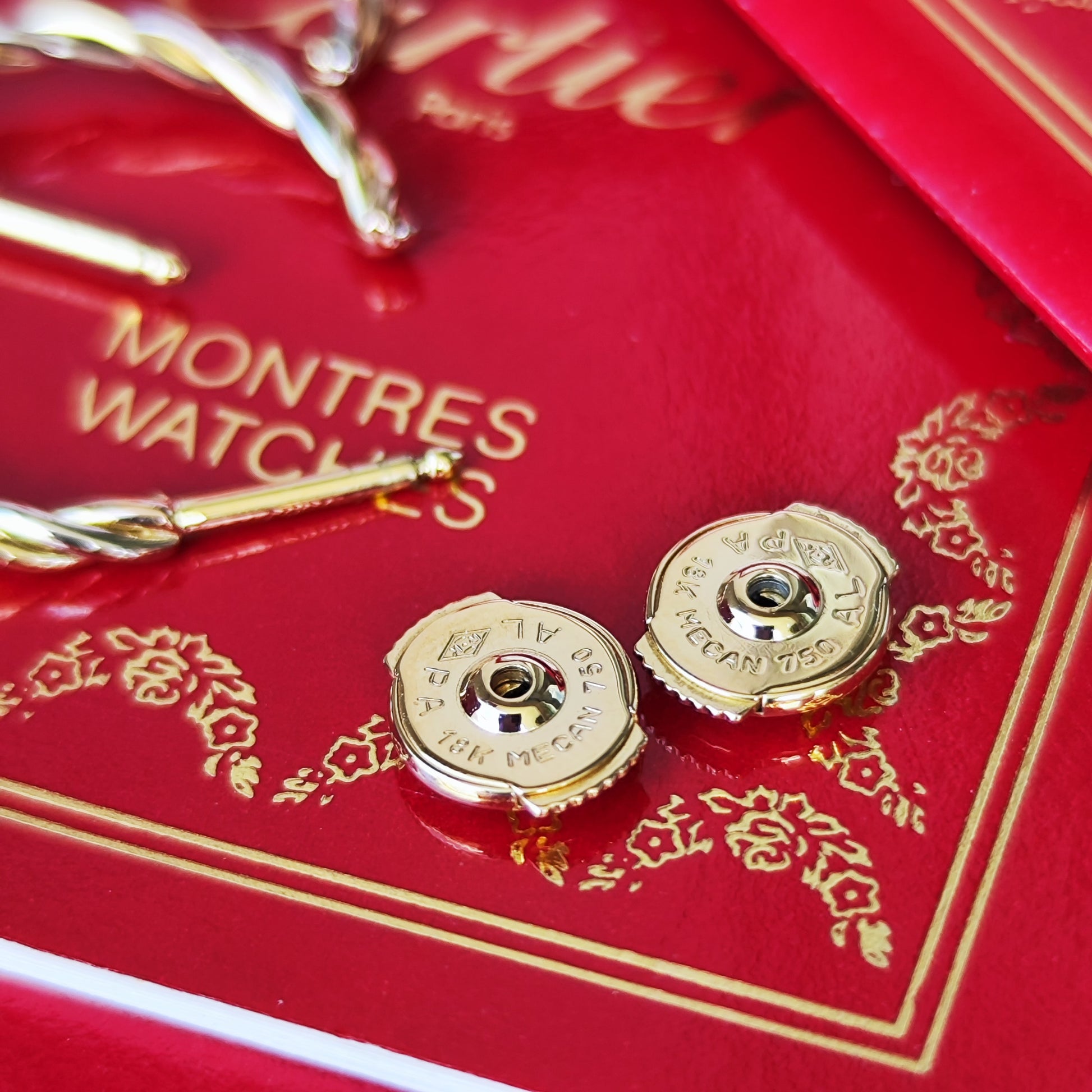 Cartier カルティエ トリニティ ツイストフープピアス