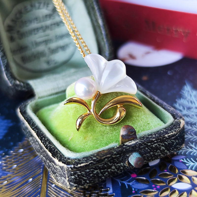 MIKIMOTO ミキモト マザーオブパール あこや真珠 ネックレス