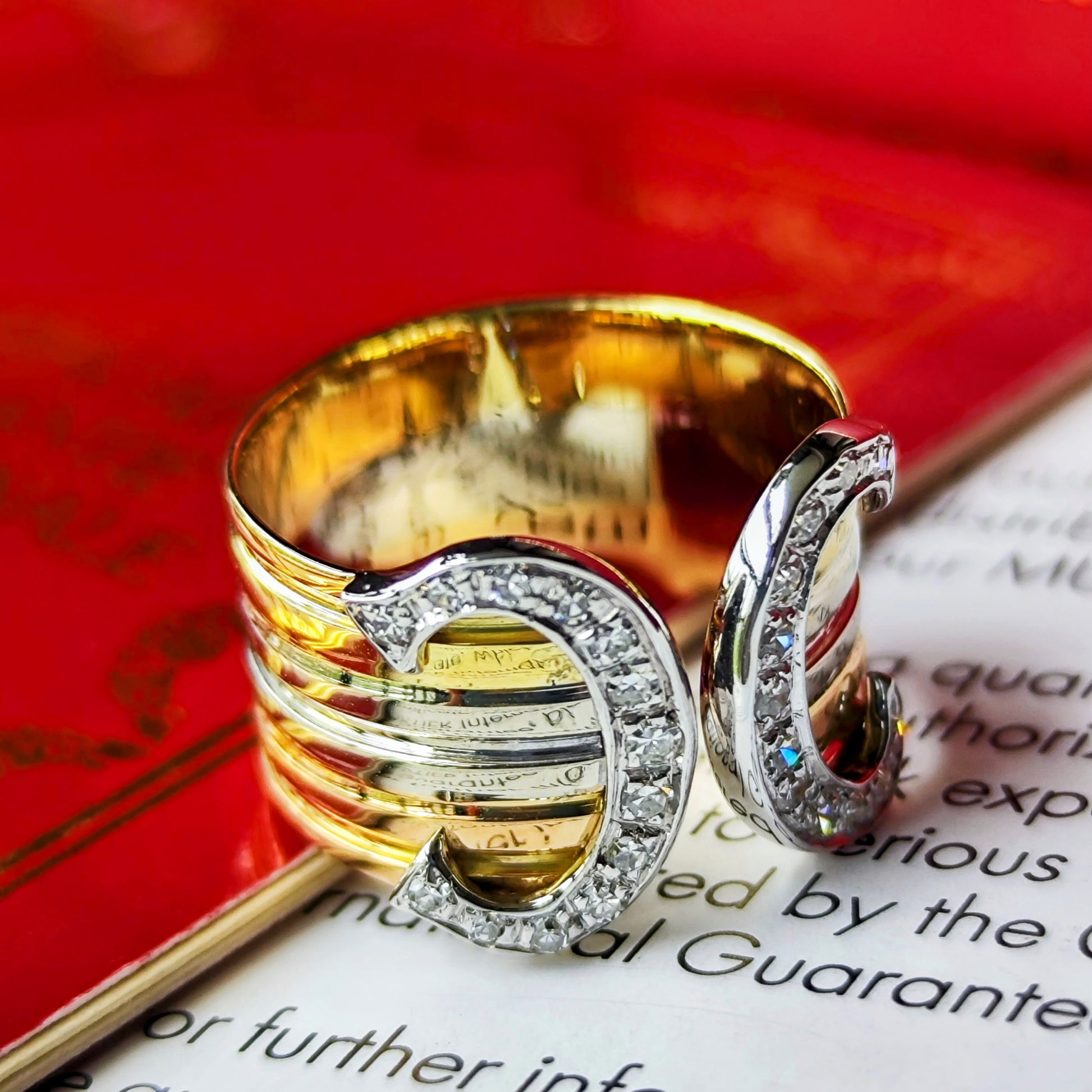 【廃盤 Cartier 】カルティエ 2C（デューブル・シー）ダイヤモンド 50