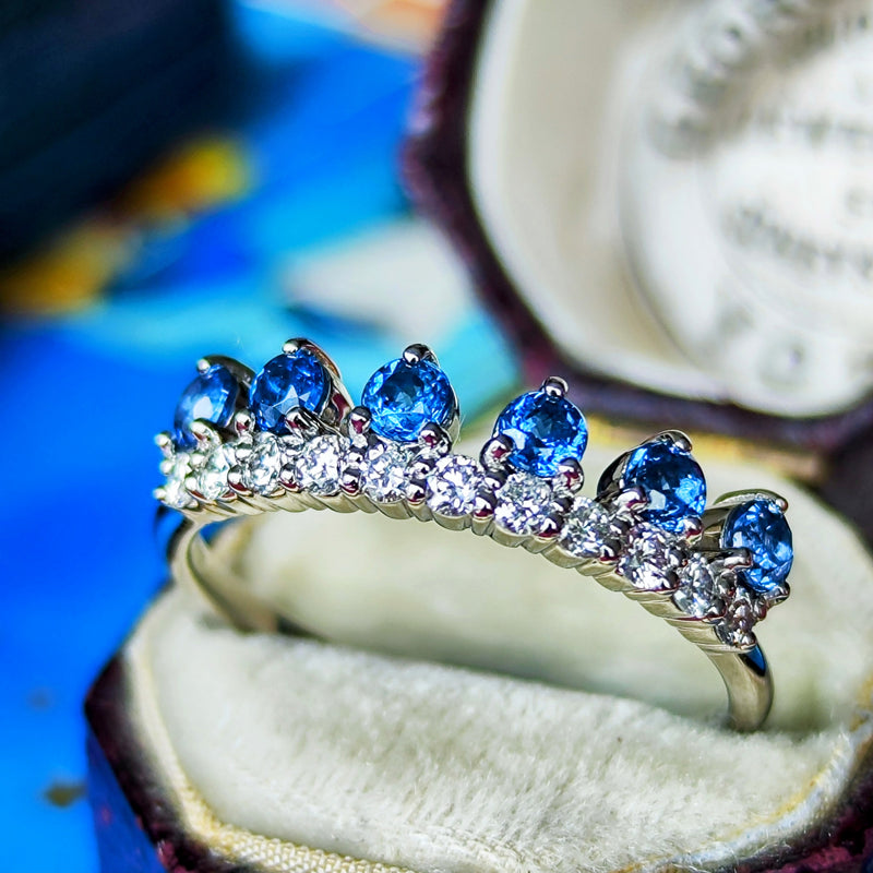 天然コバルトスピネル リング K18 コバルトスピネル リング