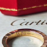 Cartier カルティエ ラニエール 18金PG 13号