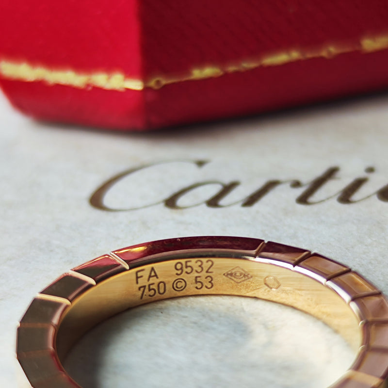 Cartier カルティエ ラニエール 18金PG 13号