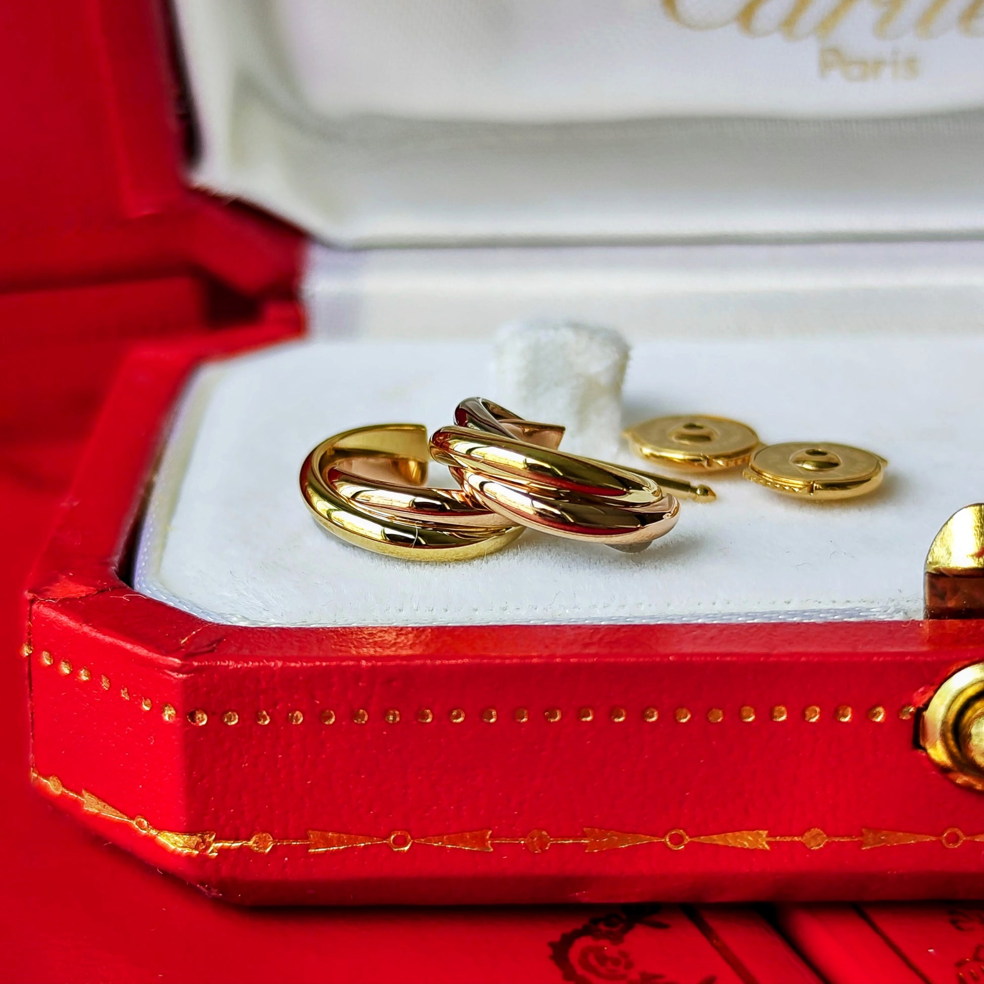 Cartier カルティエ トリニティピアス