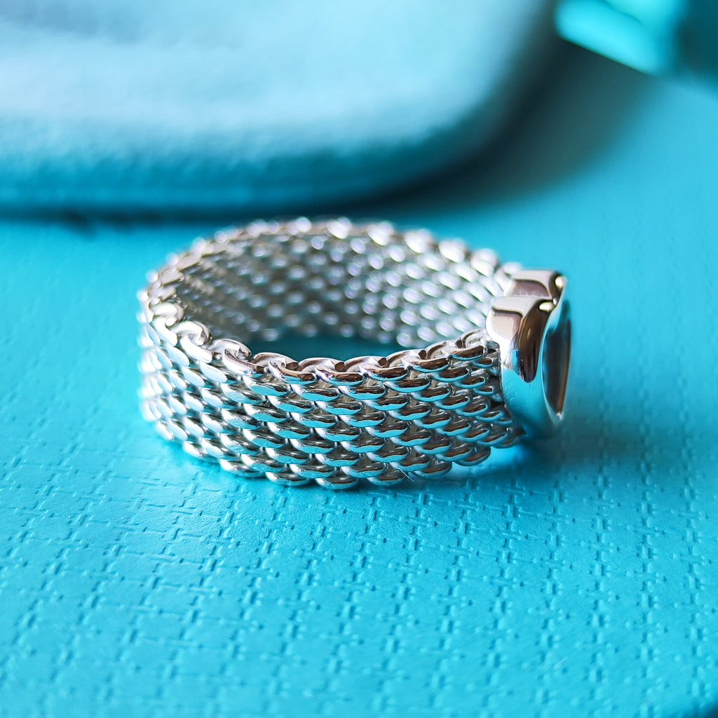 TIFFANY & CO. ティファニー サマセットリング ハートモチーフ SV 11号 リング