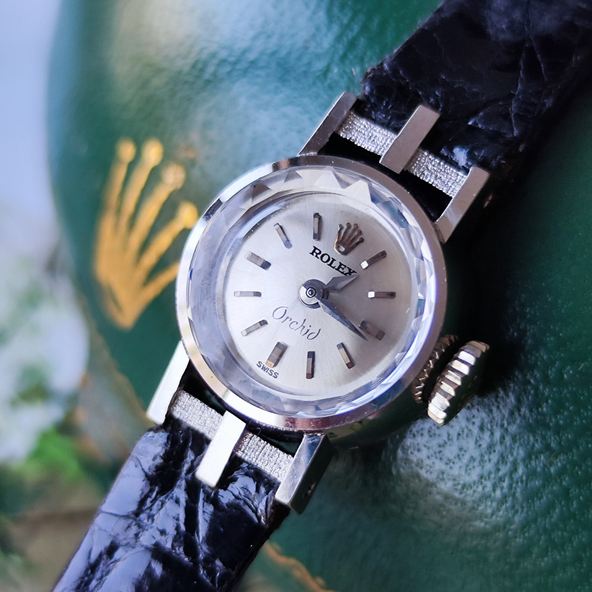 【OH済み】ROLEX ロレックス Orchid オーキッド 18金ホワイトゴールド 金無垢時計