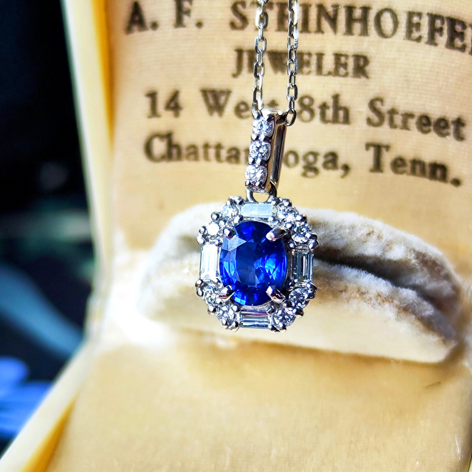 天然サファイア 天然ダイヤモンド ネックレス – Mico宝飾店