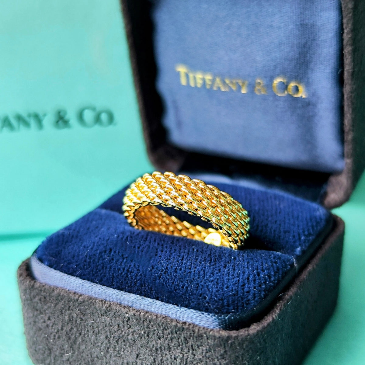 Tiffany & Co. サマセットリング TIFFANY & CO. ティファニー サマセツトリング 18金 9号 – Mico