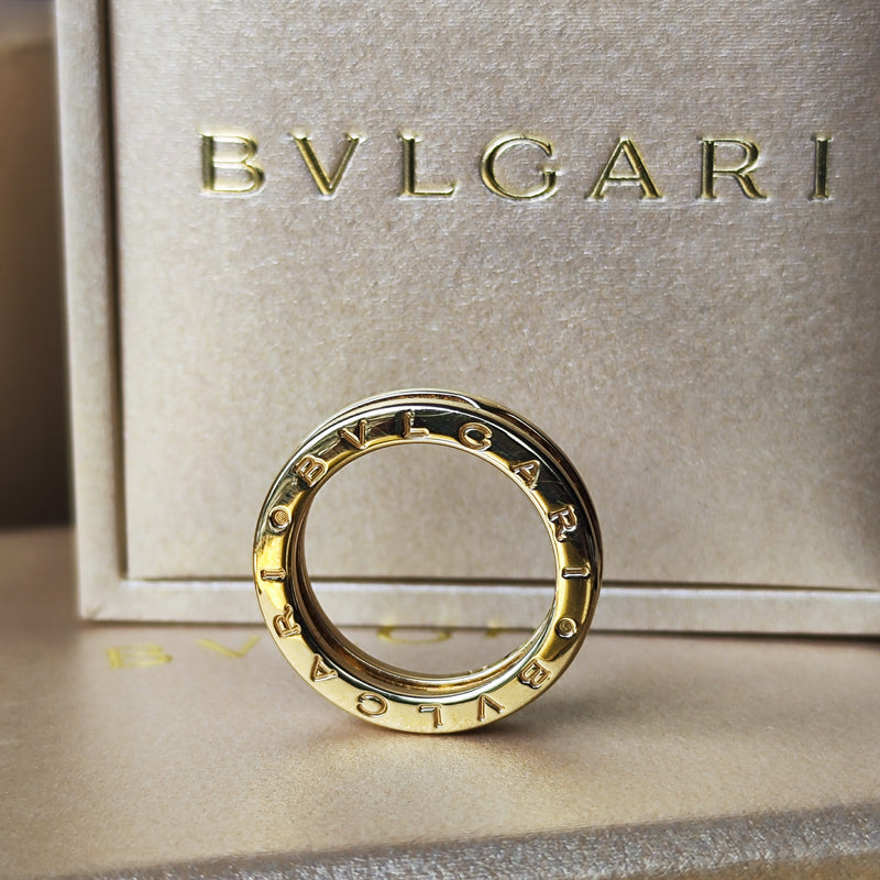 BVLGARI ブルガリ B-ZERO1 ビーゼロワン フルダイヤ 18金YG 11号